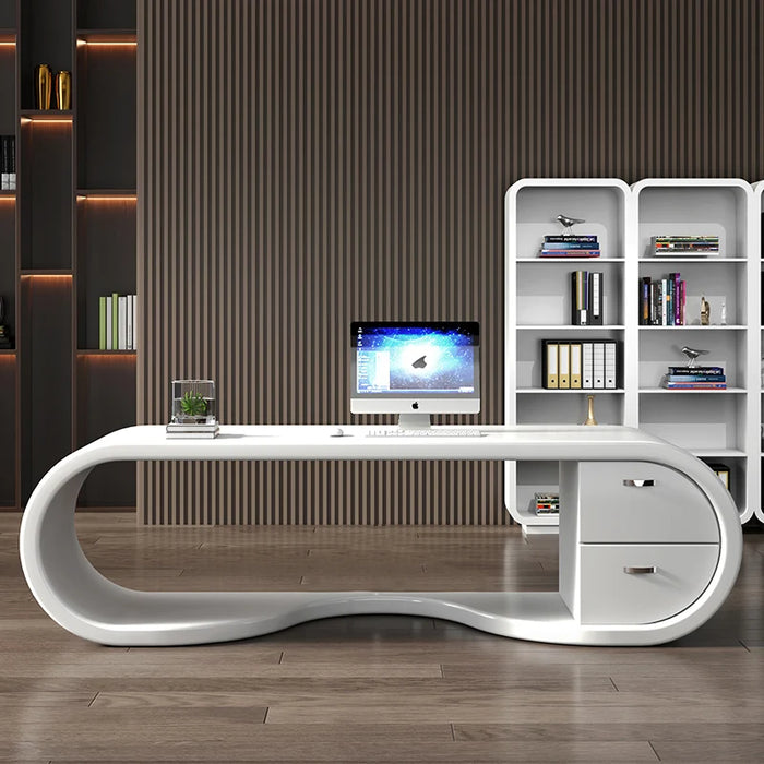 Reception Modern Console Table Laptop Executive Study Gaming Writing Desk School Standing Escritorio Oficina Rustic Furniture