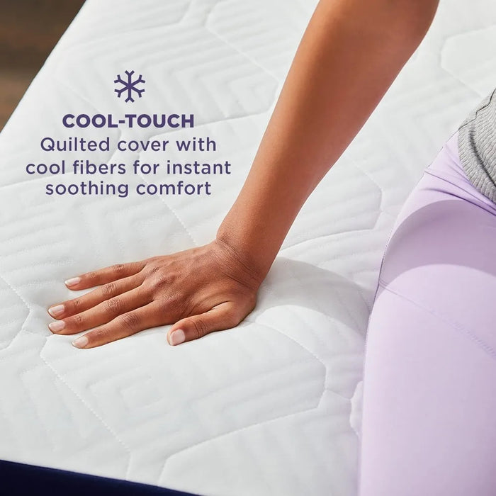 Hudson Hybrid 10 Inch Cooling Gel Memory Foam and Innerspring Mattress with Cool Touch Quilted Cover, California King Size