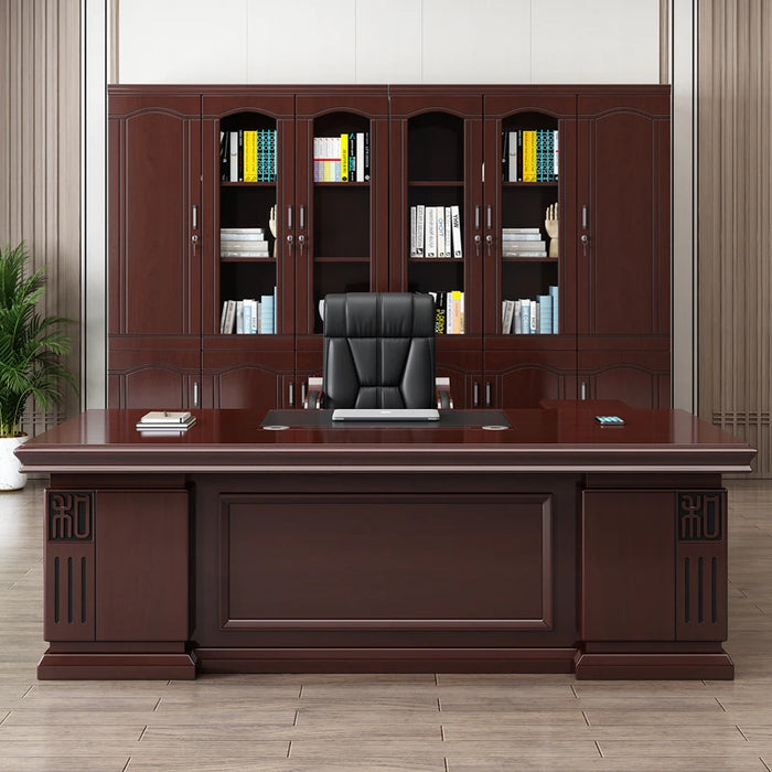 Storage Office Desk Executive Conference Corner Work Table Gaming Vanity Standing Reception Scrivania Con Cassetti Furniture