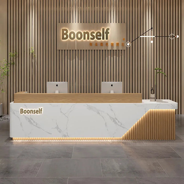 Bar Podium Reception Desk Office Counter Hotel Conference Mobile Beauty Reception Desk Lectern Mostrador Recepcion Furniture