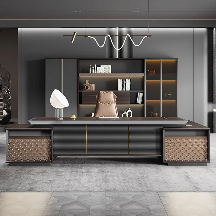 Reception Study Desk Standing Drawers Filing Modern Executive Office Desk Writing Storage Escritorios De Ordenador Furniture