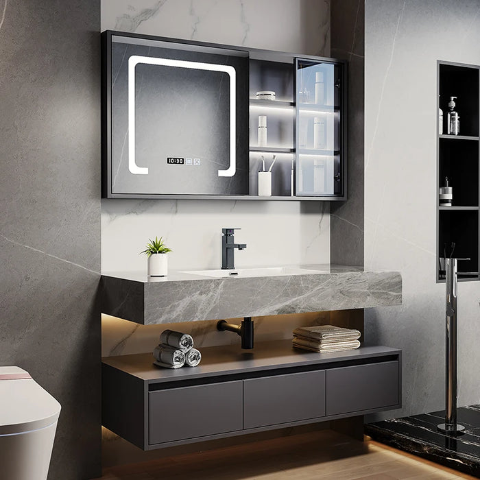 Closet Sink Unit Bathroom Cabinet Accessories Vanity Modern Bathroom Cabinet Display Badezimmer Schrank Home Furniture YQ50BC