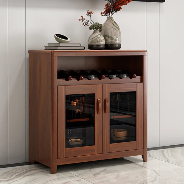 Glass Living Room Sideboards Luxury Wood Display Kitchen Coffee Modern Sideboards Hotel Armario De Cocina Home Furniture MR50S