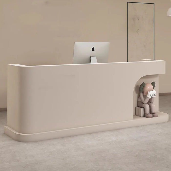 White Church Pulpit Front Desk Lectern Modern Office Pulpitos Hair Salon Shop Counter Bar Register Mostrador Oficina Furniture