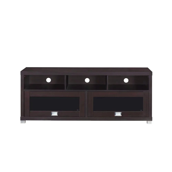 58" Durbin TV Stand for TVs Up To 75", Espresso,TV Cabinet, Furniture, Indoor Home, Light Luxury Modern, Bedroom, Living Room