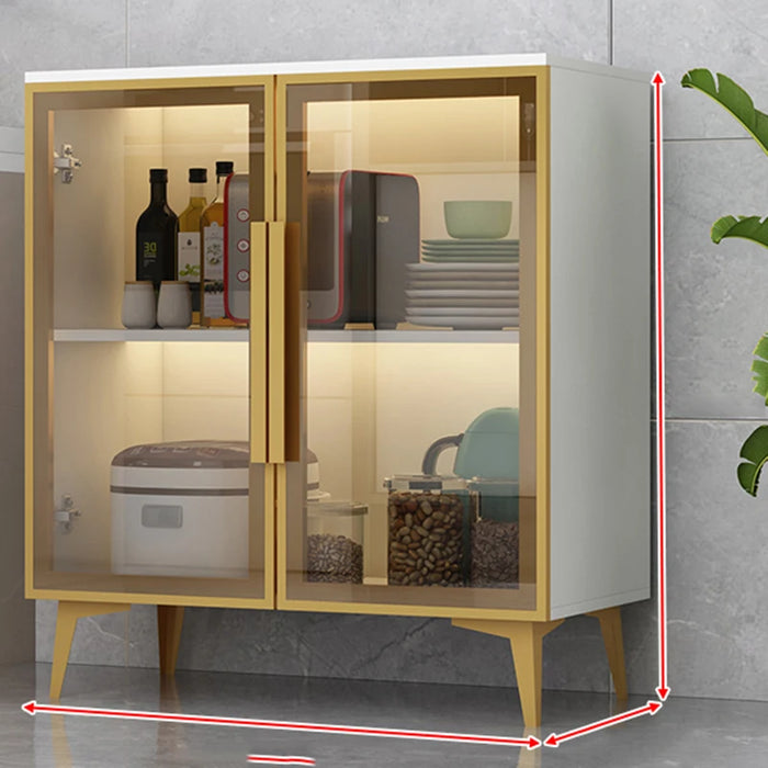 Kitchen Nordic Sideboard Shelf Laden Glass Display Dish Corner Console Sideboard Chinese Cajones De Dormitorio Furniture HDH