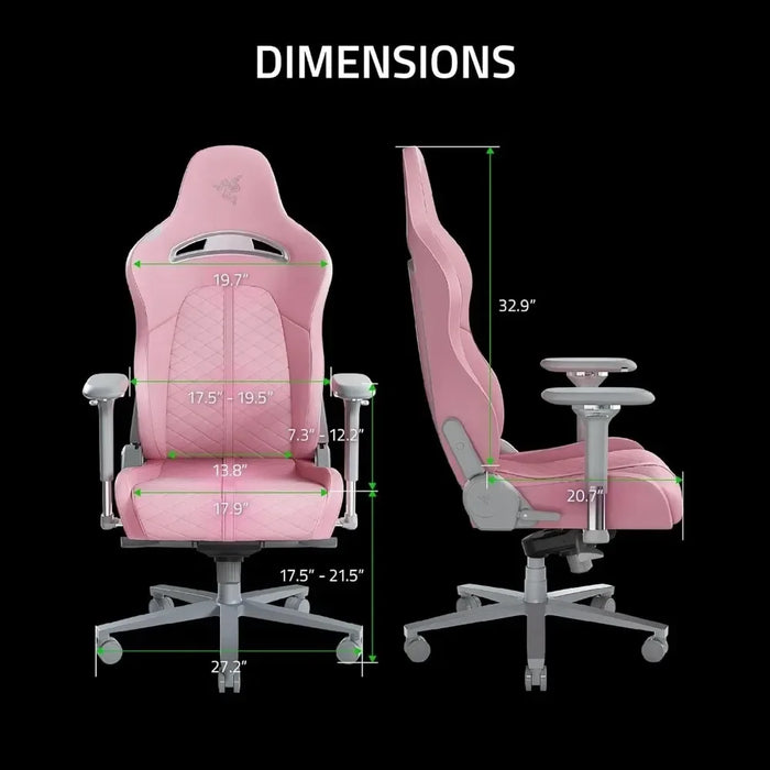 Gaming Chair: All-Day Gaming Comfort - Built-in Lumbar Arch - Optimized Cushion Density - Dual-Textured Game Chair Special