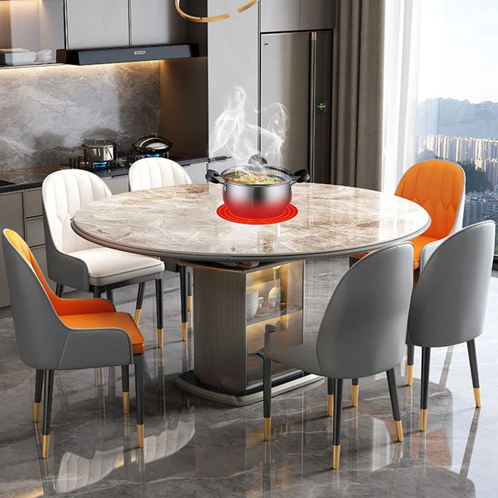 Mobile Coffee Dining Tables Kitchen Restaurant Marble Luxury Dining Tables Desk Living Room Mesa De Comedor Home Furniture