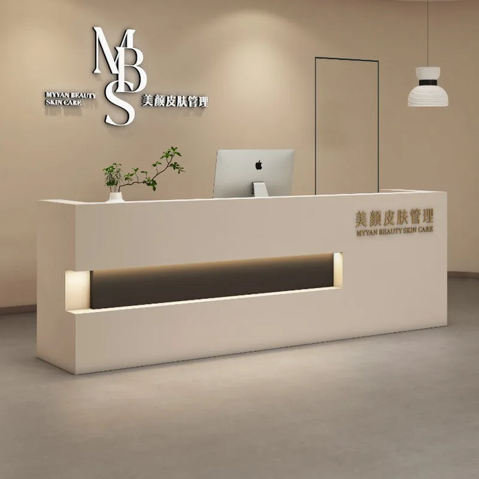 Luxury Office Reception Desks Podium Conference Information Hotel Reception Desks Commercial Scrivania Cameretta Furniture