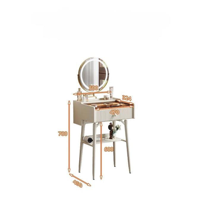 Modern Minimalist Vanity Tables Cream Style Nordic Creative Vanity Tables Luxury Bedroom Tavolo Trucco Home Furniture WZ50VT