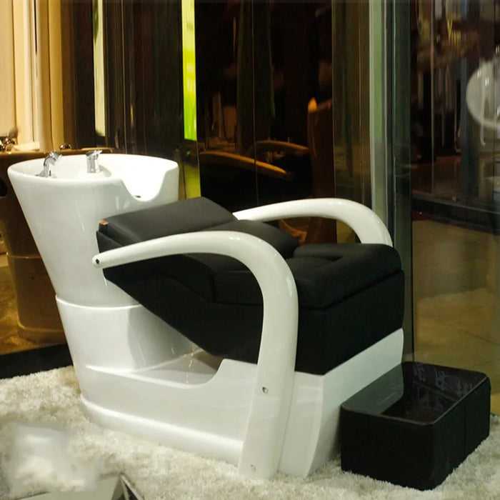 Relaxing Shampoo Chair Wash Hair Salon Spa Luxury Washing Hair Bed Shampoo Chair Reclining Relaxing Mobile Cadeiras Salon Chair
