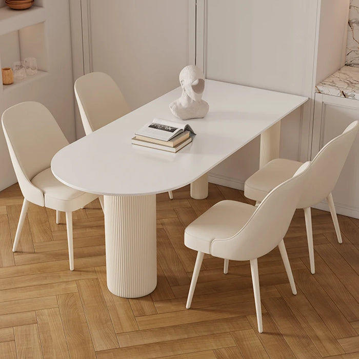 Living Room Dining Table Wall Coffee Round White Center Luxury Mobile Dining Table Restaurant Muebles De Cocina Home Furniture