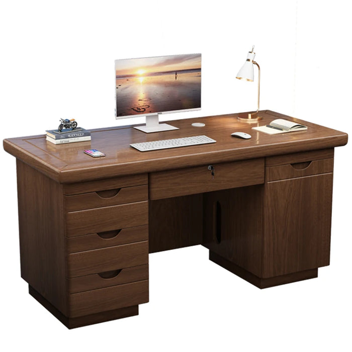 Modern Living Room Reception Office Desk Storage Corner Wood School Computer Desks Study Long Mesa Escritorio Office Furniture