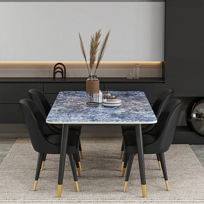Set Six Chairs Dining Table Onement Legs Metal Nordic Makeup Office Kitchen Dining Tables Computer High Centre Mesa Comedor Desk