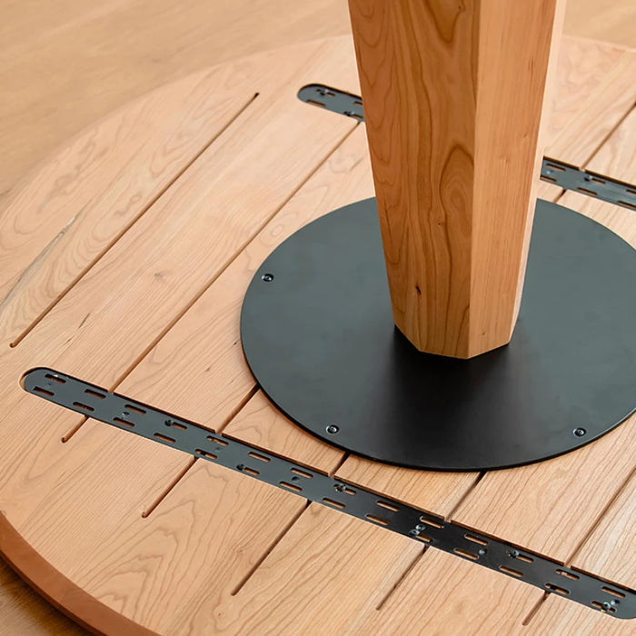 Design Minimalist Dining Tables Household Rock Slab Nordic Round Wood Dining Tables Mesa Comedor Restaurant Furniture QF50DT