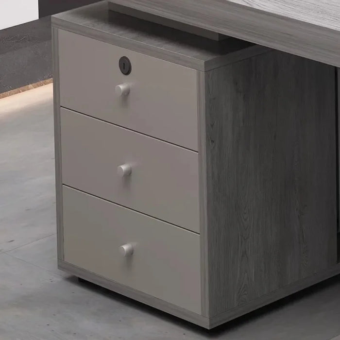 European Modern Office Desk Storage Drawers Standing Executive Computer Desks Organizers Floor Mesa De Escritorio Furnitures