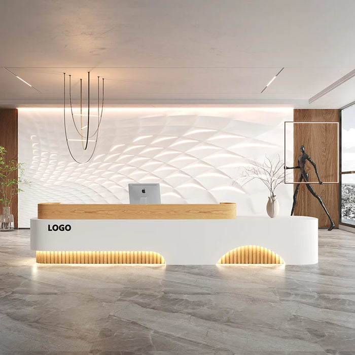 Checkout Pulpit Reception Desks Podium Executive Closet Cashier Reception Desks Shop Bureau Meuble Beauty Salon Furniture