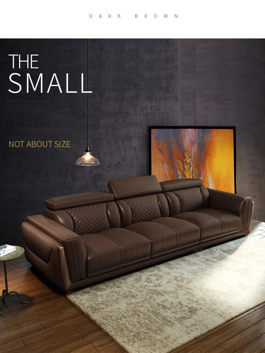 Genuine Leather Sofa Cama Leather Couch Big Sofas Sleeper Sofa Set Living Room Furniture Sofas Modernos Para Sala Sectional Sofa