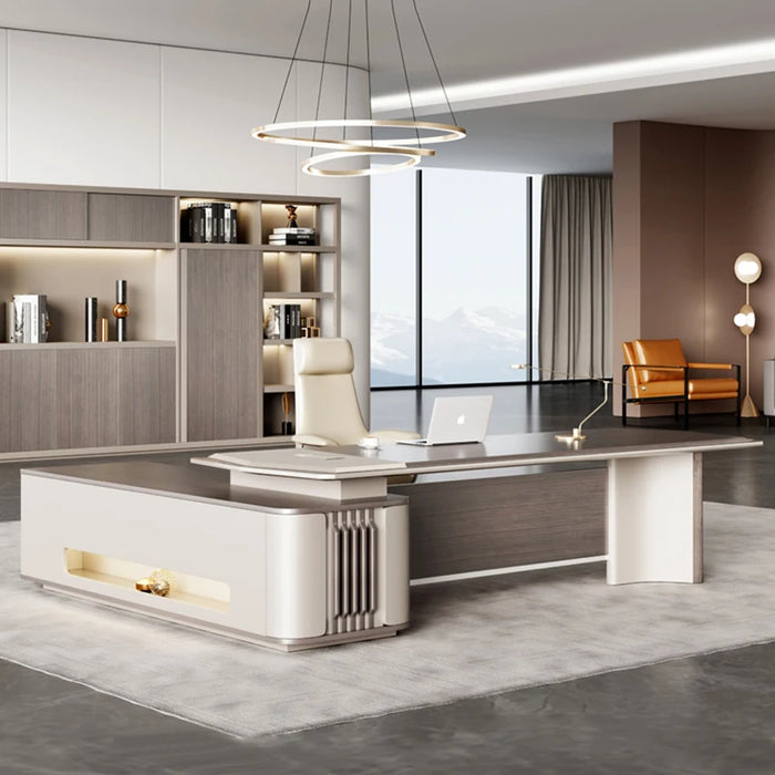 Minimalist Light Luxury Boss Office Desks Italian Design Combination Modern Office Desks Executive Computer Ordenador Furniture