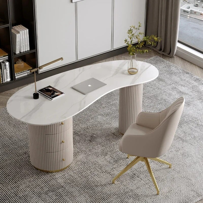 Slate Light Luxury Office Desk Modern Household Cosmetology Office Desks Negotiations Bureau Meuble Working Equipment QF50OD