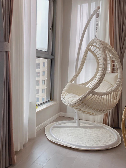 Balcony hanging chair household hanging basket rattan chair indoor hammock SWING bird's nest chair bedroom single bassinet chair