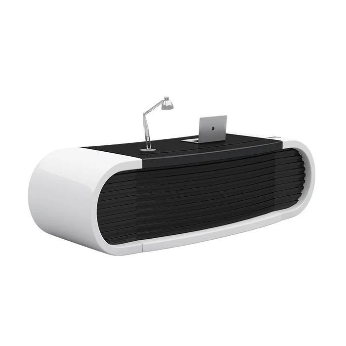 Office Furniture Boss Desk Simple Modern Arc Paint Desk