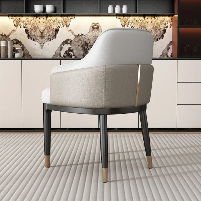Salon Luxury Kitchen Dining Chairs Modern Relax Wedding PU Leather Dining Chairs Balcony Banquet Silla Comedor Furniture BL50CY