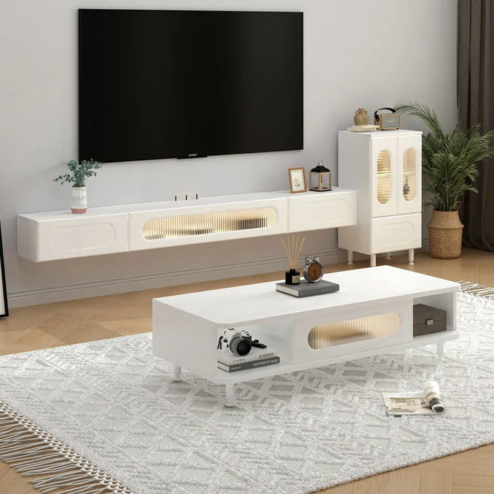 Consoles White TV Stands Minimalist Bedroom Portable Combination TV Stands Television Stojaki Telewizyjne Living Room Furniture