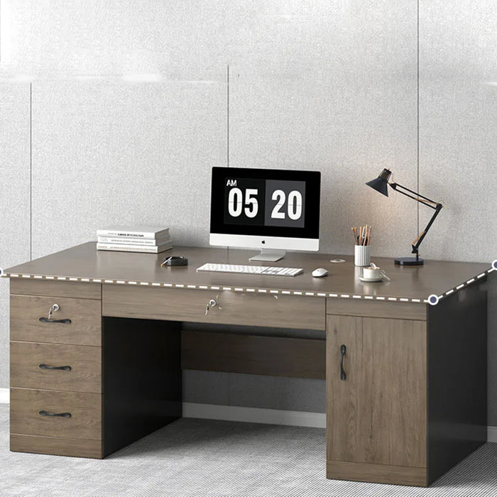 Modern Low Price Office Table Large Big Elevation Writing Drawers Office Table Executive Desk Escritorios De Oficina Furniture