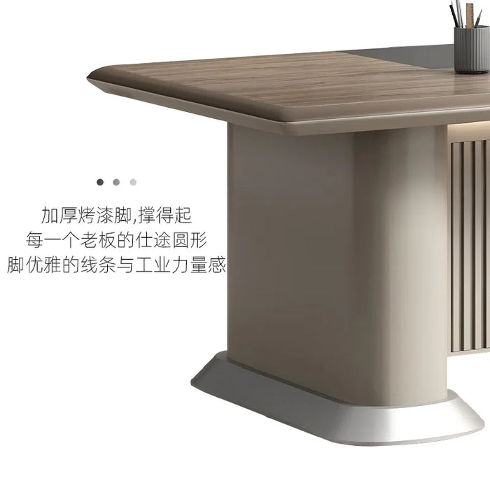 Computer Office Desk Organizer Reception Aesthetic Wood Modern Corner Desk Executive Mesas De Computador Office Furniture