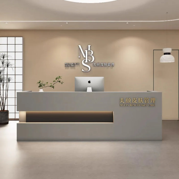 Luxury Office Reception Desks Podium Conference Information Hotel Reception Desks Commercial Scrivania Cameretta Furniture
