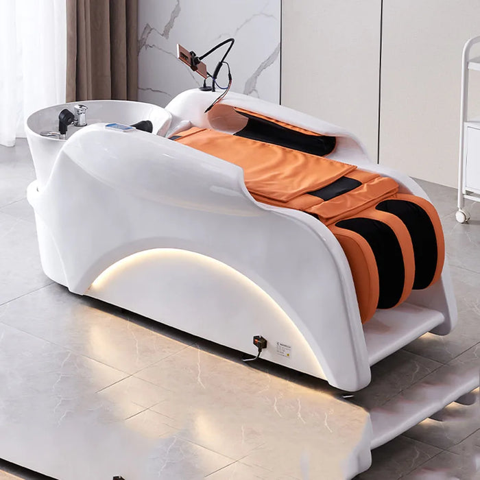 Head Massager Shampoo Chair Wash Hair Salon Reclining Stylist Luxury Shampoo Chair Basin Electronic Massage Cadeiras Salon Chair