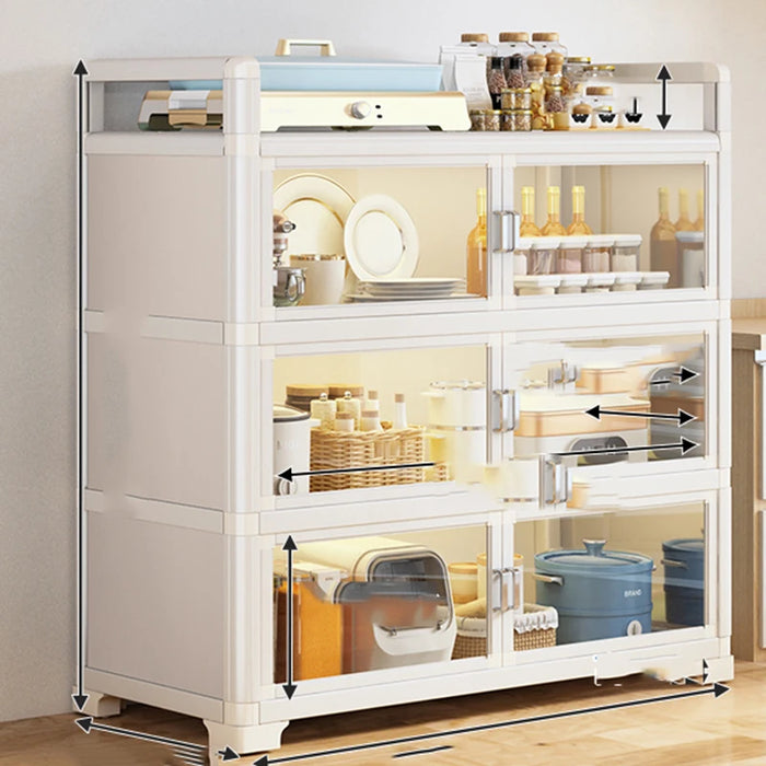 Kitchen Shelf Sideboard Storage Nordic Dish Apartment Chinese Console Sideboard Corner Mobile Cucina Living Room Furniture HDH