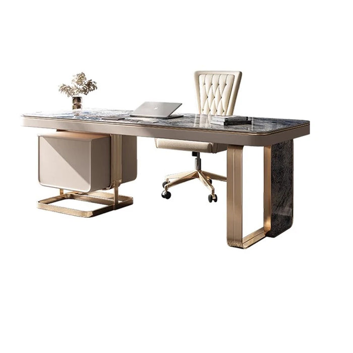 Drawers Executive Office Desks Computer Metal Conference Desktop Workstation Modern Console Tavolo Da Lavoro Luxury Furniture