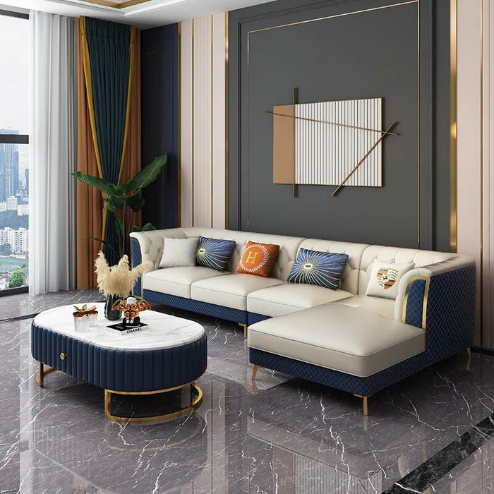 Latest Design Sofa Custom Large Size U-shaped Sofa Sets Living Room Furniture Modern American Style Sofa