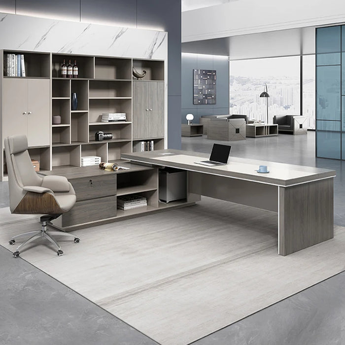 Conference Executive Office Desk Reception Corner Luxury European Computer Desks Floor Salon Mesa Escritorio Modern Furniture