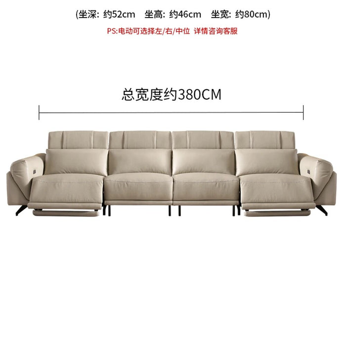 Electric Reclining Sofa Set Functional Genuine Leather Sofa Cama Sectional Couch Theater Seats Convertible Big Sleeper Sofas