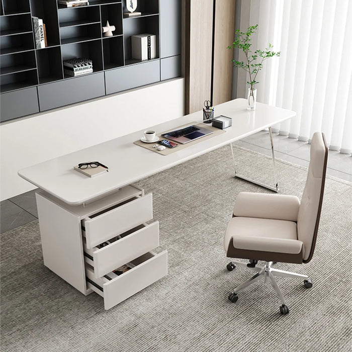Acrylic Professional Office Desk Fashion Set Designer Studio Conference Wood Ideas Desk Tables Work Mesa De Computador Furniture