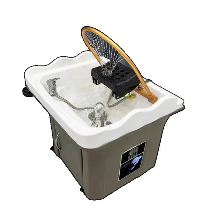 Grafting Bed Head Shampo Chair Circulation Medicated Water Thermostat Fumigation Beauty Shampo Chair Shampouineuse Furniture