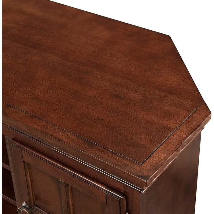 Leick Home SINCE 1910Bella Maison Two Door Corner TV Stand 52" Brownbronze Tv Stand Living Room Furniture Cabinet