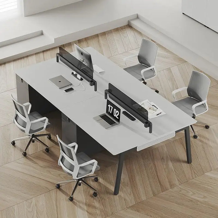 Wood Studio Office Desk Double Executive Drawers Standing Multifunction Ideas Desk Tables Design Biurko Komputerowe Furniture
