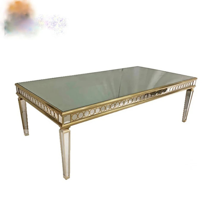 Luxury Hotel Most Popular Stainless Steel Wedding Dining Party Table For 10 Seater