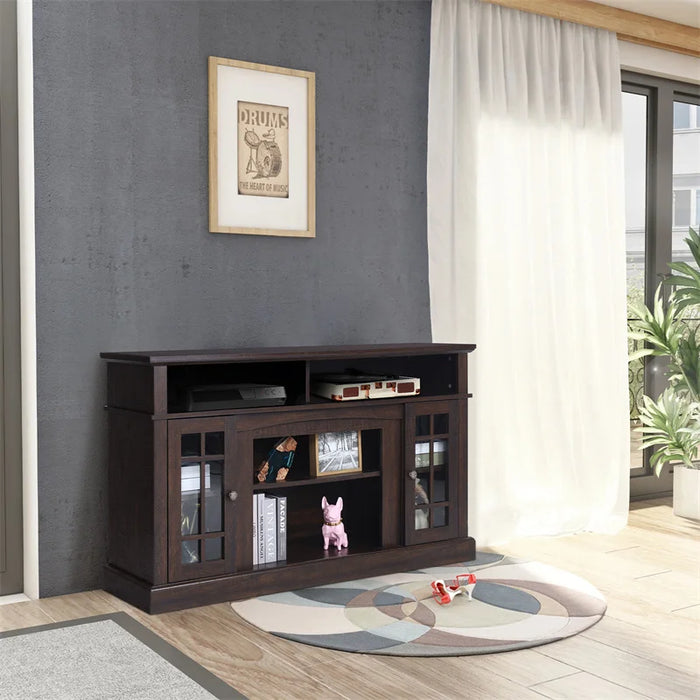 Living Room Furniture Modern Wooden TV Cabinet Storage Large Capacity Storage Shelf Television Stands Storage Space TV Cabinets