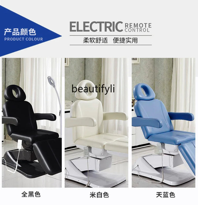 Electric Beauty Bed Lifting and Foldable Tattoo Couch Multi-Functional Advanced Massage Bed Massage Couch Tattoo Beauty Salon
