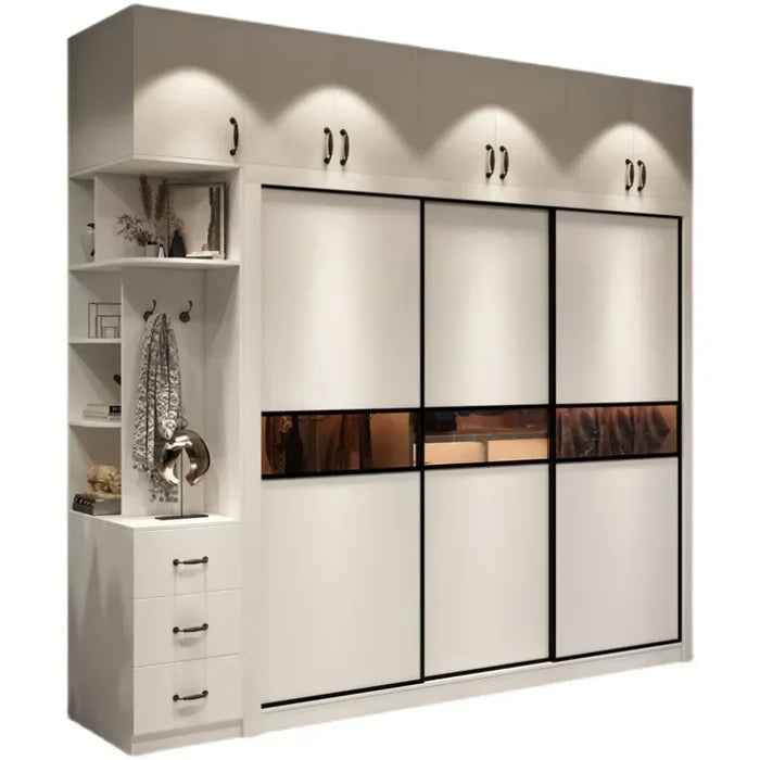 Modern Drawers Wardrobe Storage Organizer Wooden Simple Modern Wardrobe Simple Aesthetic Guarda Roupa Vestidores Home Furniture