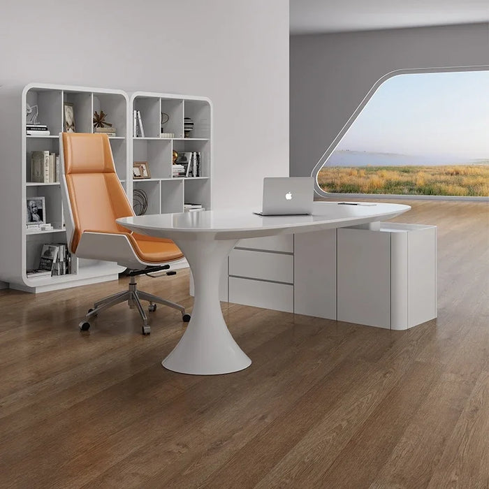 Work Writing Desk Accessories Office Executive Makeup Desk Modern Work Workbench White Mesa Para Computador Room Furniture