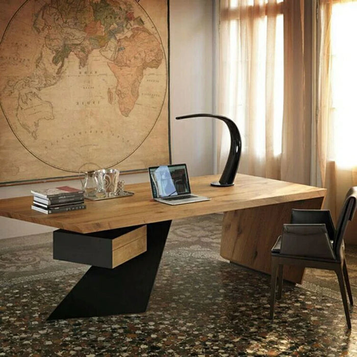 Wooden Desk Tables Modern Simple Studio Elegant Bedroom Executive Luxury Office Desk Standing Mesa Escritorio House Furniture