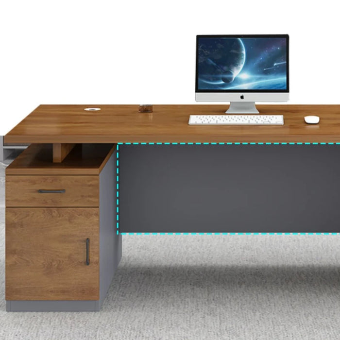 Executive Modern Office Desks Reception Luxury Writing Desktop Office Desks Laptop Storage Tisch Oficina Furniture WN50OD