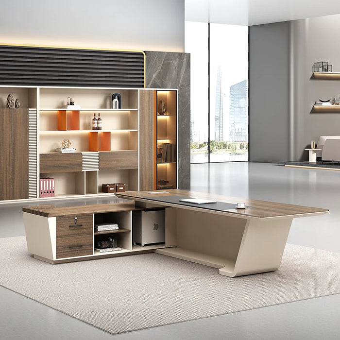 Storage Drawers Office Desk Standing Luxury Desktop Writing Office Desk Meeting Scrivania Ufficio Lavoro Office Furniture