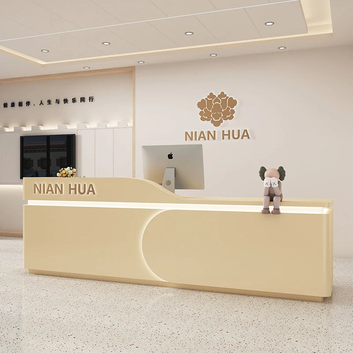 Counter Store Reception Desk Cash Beauty Salon Information Standing Reception Desk Simple Check Out Recepcja Luxury Furniture